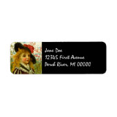 Victoriaans Edwardiaanse Mode Adresetiketten Etiket (Voorkant)