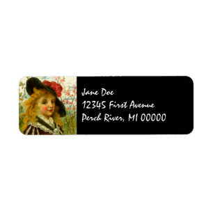 Victoriaans Edwardiaanse Mode Adresetiketten Etiket