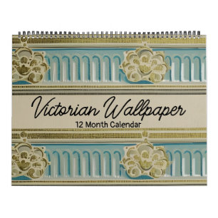 Victoriaans  Edwardian Era Wallpaper Patronen Kalender