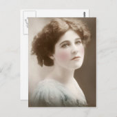  Victoriaans Edwardian Tinted Briefkaart 19 (Voorkant / Achterkant)