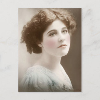 Victoriaans Edwardian Tinted Briefkaart 19