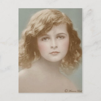 Victoriaans Edwardian Tinted Briefkaart 25