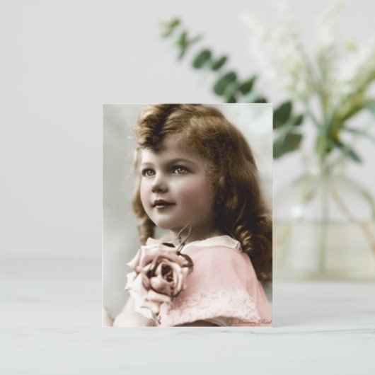 Victoriaans Edwardian Tinted Briefkaart 9 (Staand voorkant)