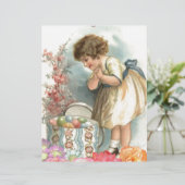 Victoriaans eitjes custom briefhoofd (Staand voorkant)