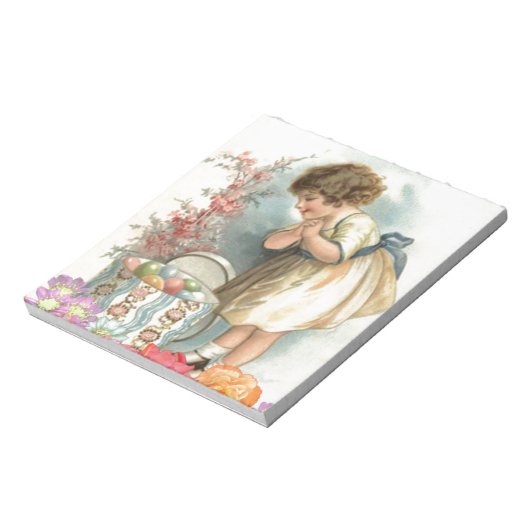 Victoriaans eitjes notitieblok (Linkerzijde)