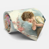 Victoriaans eitjes stropdas (Opgerold)