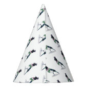 Victoriaans ekstervogel feesthoedjes (Achterkant)