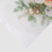 Victoriaans Elegance Lady bij High Tea Decoupage Tissuepapier (Detail)