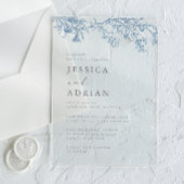  Victoriaans Elegant Huwelijk Acryl Uitnodigingen