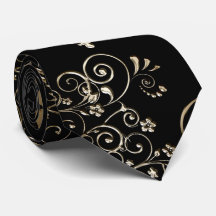 Victoriaans elegant zwart en goud