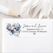 Victoriaans elegante bloemen Romantic Beloved Etiket (Insitu)