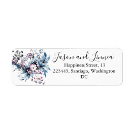 Victoriaans elegante bloemen Romantic Beloved Etiket