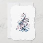 Victoriaans elegante bloemen Romantic Beloved Kaart (Achterkant)