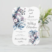 Victoriaans elegante bloemen Romantic Beloved Kaart (Staand voorkant)