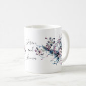 Victoriaans elegante bloemen Romantic Beloved Koffiemok (Voorkant rechts)