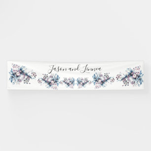 Victoriaans elegante bloemen Romantic Beloved Spandoek