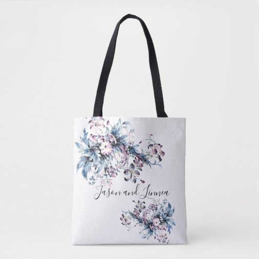 Victoriaans elegante bloemen Romantic Beloved Tote Bag (Voorkant)