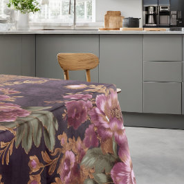 Victoriaans Elegante Kant Paarse Rozen Tafelkleed