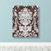 Victoriaans elegantie ~ 13,5 x 11,75 dik Canvas Afdruk (Insitu (Houten vloer))