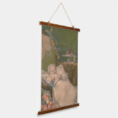 Victoriaans elegantie: de wereld van een Baby Hangend Wandkleed (Gebogen)