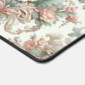 Victoriaans elegantie: zachte pastelpatronen bureaumat (Hoek)