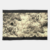 Victoriaans elegantpatroon van de vlok theedoek (Horizontaal)