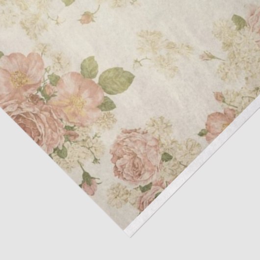 Victoriaans Emphemera Series Design 12 Tissuepapier (Detail)