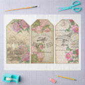 Victoriaans Emphemera Series Design 20 Tissuepapier (Craft)