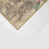 Victoriaans Emphemera Series Design 20 Tissuepapier (Detail)