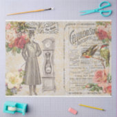 Victoriaans Emphemera Series Design 24 Tissuepapier (Craft)