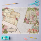 Victoriaans Emphemera Series Design 26 Tissuepapier (Craft)