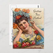 Victoriaans en Roos Portland OF BRIEFKAART (Voorkant / Achterkant)