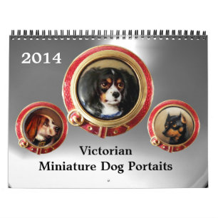VICTORIAANS ENAMELS/MINIATURE DOG PORTRAITS 2017 KALENDER