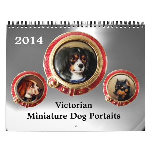 VICTORIAANS ENAMELS/MINIATURE DOG PORTRAITS 2017 KALENDER (Hoes)