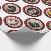 VICTORIAANS ENAMELS/MINIATURE DOG PORTRAITS, Wit Cadeaupapier (Hoek)