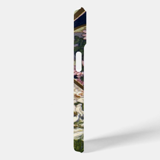 Victoriaans Engel en Paaslelie Bloemen Case-Mate iPhone Case (Achterkant / Rechts)