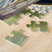 Victoriaans Engel en  Paaslelie Bloemen Legpuzzel (Zijkant)