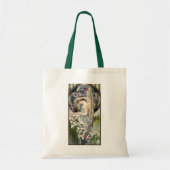 Victoriaans Engel en  Paaslelie Bloemen Tote Bag (Voorkant)