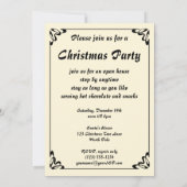  Victoriaans Engel Kerstfeest Uitnodiging (Achterkant)