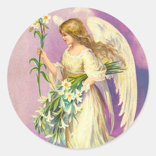 Victoriaans Engel Stickers (Voorkant)