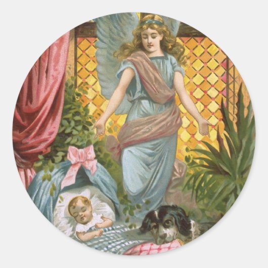 Victoriaans Engel Stickers (Voorkant)