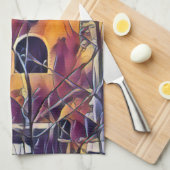 VICTORIAANS ENGELAND GEBOUW THEEDOEK (Quarter Fold)