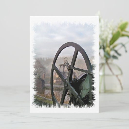 VICTORIAANS ENGELAND UITNODIGING (Staand voorkant)