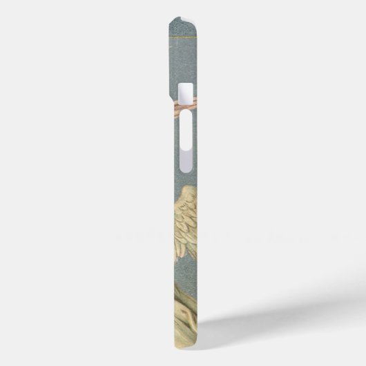 Victoriaans engelen met een kruis, Pasen Case-Mate iPhone Case (Achterkant / Links)