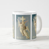 Victoriaans engelen met een kruis,  Pasen Grote Koffiekop (Voorkant rechts)