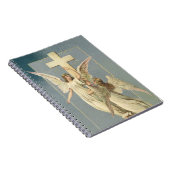 Victoriaans engelen met een kruis,  Pasen Notitieboek (Rechterzijde)