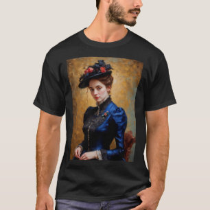 Victoriaans Engels Lady Portrait Painting T-shirt