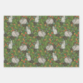 Victoriaans Engelse Garden Mix Bunnies Inpakpapier Vel (Voorkant 2)