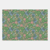 Victoriaans Engelse Garden Mix Bunnies Inpakpapier Vel (Voorkant 3)