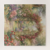 Victoriaans Engelse tuin Legpuzzel (Horizontaal)